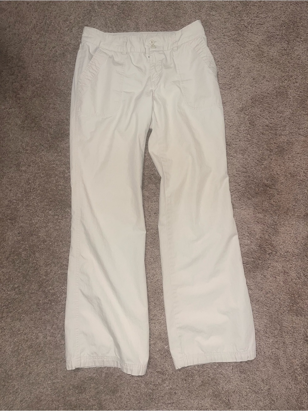 Patagonia women’s size 4 khaki/off white pants